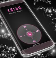 Black & Pink Locker Theme screenshot 2