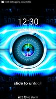 Cybernetic Eye GO Locker Theme capture d'écran 1