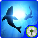 Ocean Shark GO Locker Theme-APK