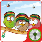 Rasta Birds - GO Locker Theme ไอคอน