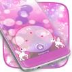 Cute Pink Unicorn Locker Theme