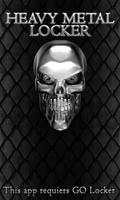 GO Locker Chrome Skull Affiche