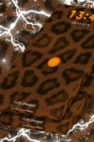 Dark Cheetah Print Locker Theme capture d'écran 1