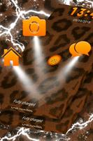 Dark Cheetah Print Locker Theme capture d'écran 2