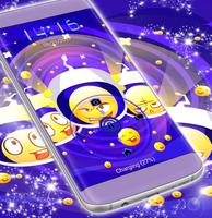 Emoji Galaxy Locker Theme 스크린샷 3