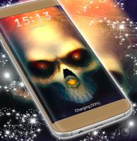 Lock Screen Skull Theme ภาพหน้าจอ 1