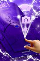 Purple Screen Lock Theme постер