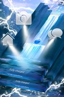 Waterfall Screen Lock Theme скриншот 1