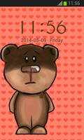 GO Locker Cute Teddy Bear Cartaz