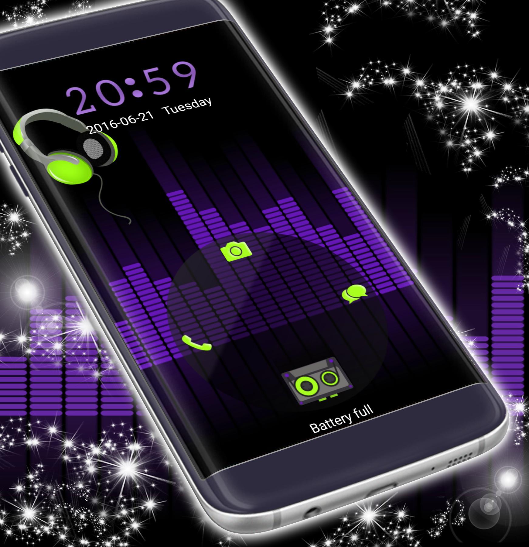 Android 用の 音楽の壁紙 ために Lockscreen Apk をダウンロード
