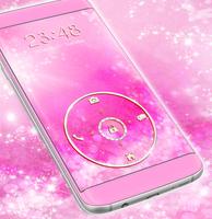 Pink Glitter Theme for Locker screenshot 2