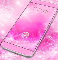 Pink Glitter Theme for Locker screenshot 3