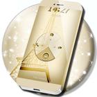 Golden Paris Tower Locker Theme icono