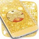 Gold Glitter Lock Screen APK