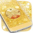 Gold Glitter Lock Screen icône