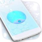 Ice Blue Locker Theme For Galaxy J5 icône