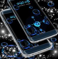 Water Bubbles Locker Theme imagem de tela 1