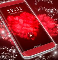 Love Hearts Lock Screen Theme Plakat