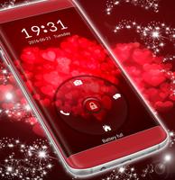 Love Hearts Lock Screen Theme ảnh chụp màn hình 2