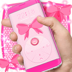 Pink Bow Locker Theme icône