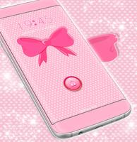 Pink Bow Locker Theme capture d'écran 1