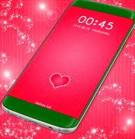 3 Schermata Pink Hearts Lockscreen Theme