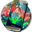 Red Laser Robot Eye Locker Theme APK