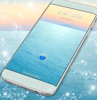 Water Lock Screen Theme For Samsung Affiche