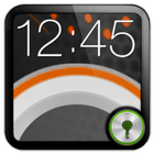 Sense Orange Go Locker theme أيقونة