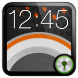 Sense Orange Go Locker theme أيقونة