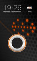 Sense Orange Go Locker theme تصوير الشاشة 1