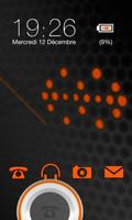 Sense Orange Go Locker theme تصوير الشاشة 2
