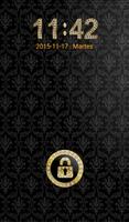 THEME DIAMONDS GOLD GO LOCKER screenshot 1