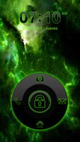 THEME GO LOCKER SPACE GREEN poster