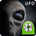 Alien UFO Theme for GO Locker icône