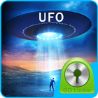 UFO Spaceship GO Locker Theme icône