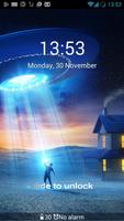 UFO Spaceship GO Locker Theme ảnh chụp màn hình 1