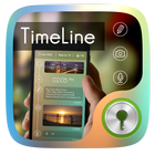 Timeline GO Locker Theme أيقونة