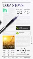 Top News GO Locker Theme screenshot 1