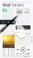 Top News GO Locker Theme screenshot 2
