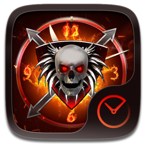 Iron Skyll GO Clock Theme