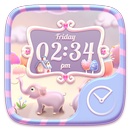 Elephant GO Clock Themes APK