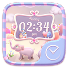 Elephant GO Clock Themes icône