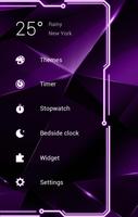 Glow GO Clock Theme imagem de tela 1