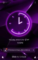 Glow GO Clock Theme imagem de tela 2