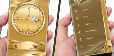 Gold Go Clock Theme