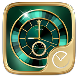 GoldenGreen GO Clock Theme icône