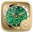 Green Monarch GO Clock Theme