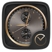 APK Luxurious Gold GO Clock Theme