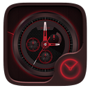Redandblack GO Clock Theme APK